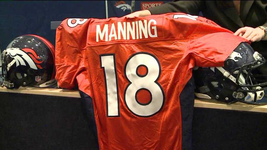 Peyton Manning's No. 18 Jersey