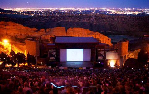 Film on the Rocks at Red Rocks Amphitheater in Denver