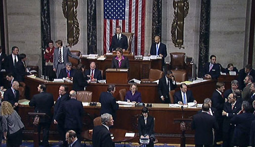 The floor of the U.S. House of Representatives