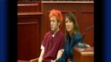 James Holmes during his first court appearance. July 23, 2012