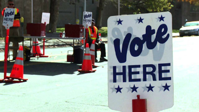 voting sign