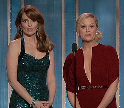 Tina Fey and Amy Poehler co-host the Globes (CNN)