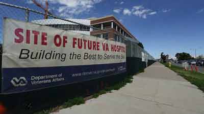 Veterans Administration Medical Center under construction