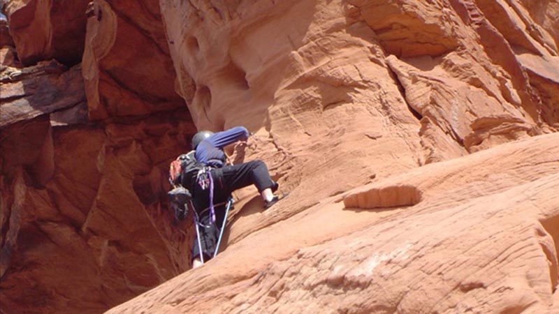 rock climbing