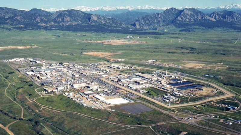 Rocky Flats Nuclear Weapons plant, July 1995. Photo: U.S. Department of Energy