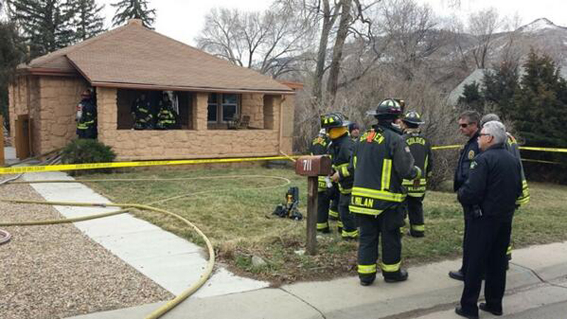 Golden Fire officials responded to a fatal structure fire on Iowa Street on March 15, 2014. (Photo: Golden Fire Department)