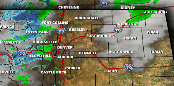 Weather Radar Monday evening March 17, 2014