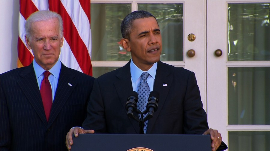 President Barack Obama makes a statement on the Affordable Care Act - or Obamacare - at the White House on Tuesday, April 1, 2014, a day after the registration deadline.