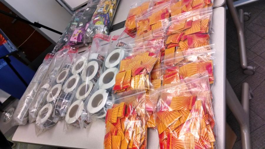 A look at some of the "Spice" products and materials seized by a DEA task for in Colorado during a May 2014 raid. (Photo: KDVR/Will C. Holden)