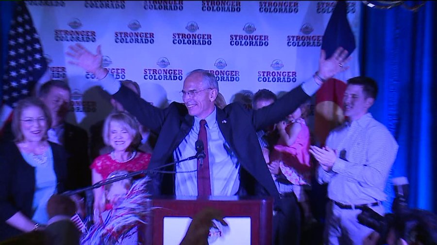 Bob Beauprez celebrates GOP gubernatorial nomination