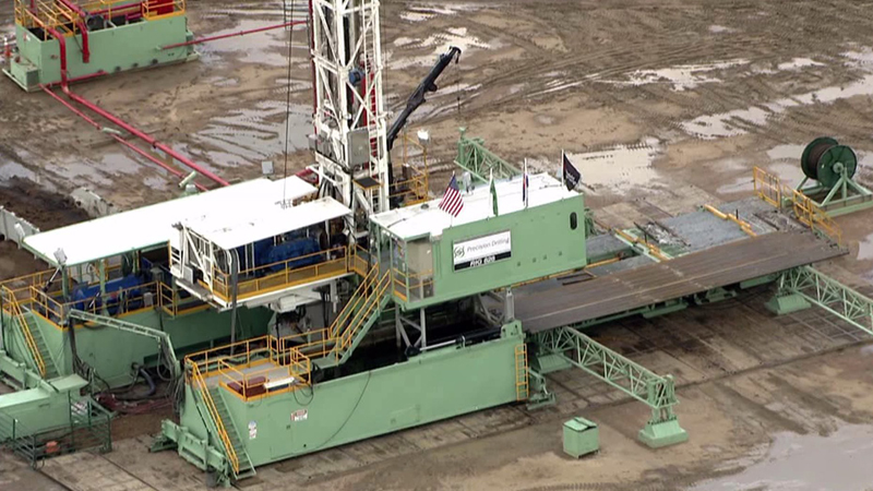 A fracking site in Weld County was temporarily shut down while experts determined the cause of earthquakes in May and June 2014. (Photo: KDVR)