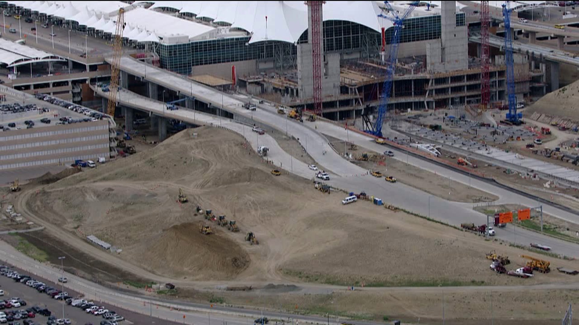 Denver International Airport construction