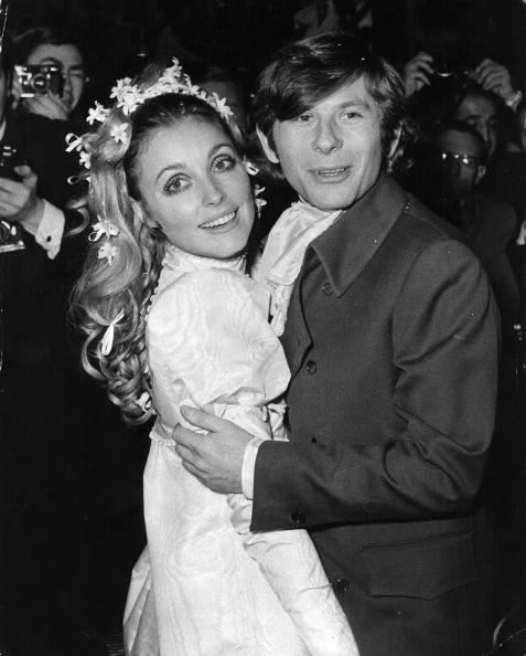 American film actress Sharon Tate (1943 - 1969) at her London wedding with Polish actor and director Roman Polanski. Sharon was murdered by followers of Charles Manson, when heavily pregnant with Roman's baby. Original Publication: People Disc - HP0302 (Photo by Keystone/Getty Images)