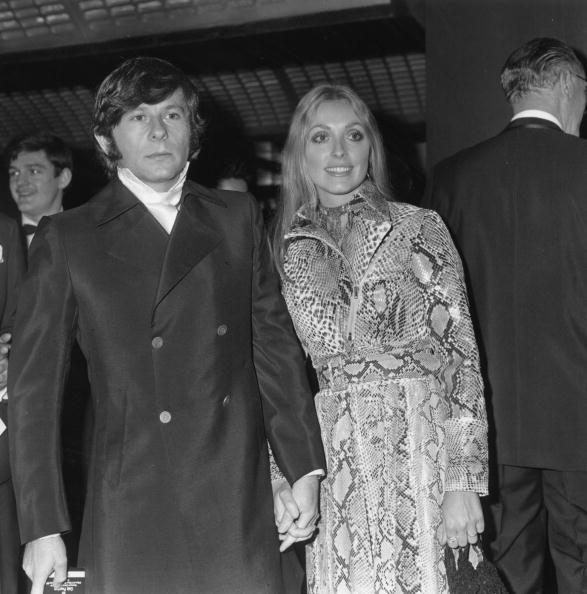 24th January 1969: Polish film director Roman Polanski arriving at the premiere of his film 'Rosemary's Baby' with his second wife American film actress Sharon Tate (1943 - 1969). (Photo by William Milsom/Evening Standard/Getty Images)