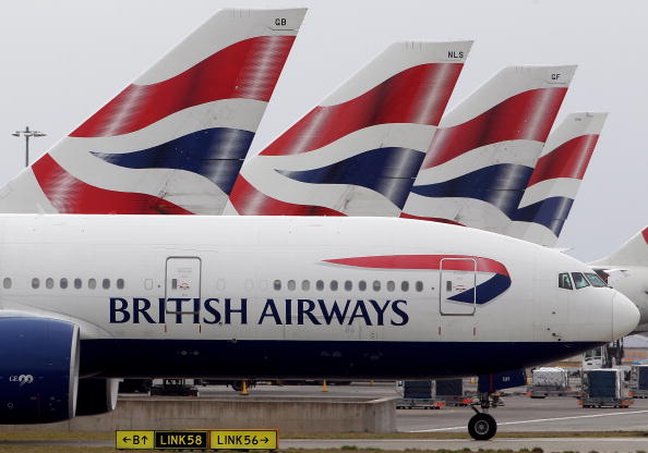 A British Airways plane prepares to depart Heathrow Airport. (Photo: Dan Kitwood/Getty Images)