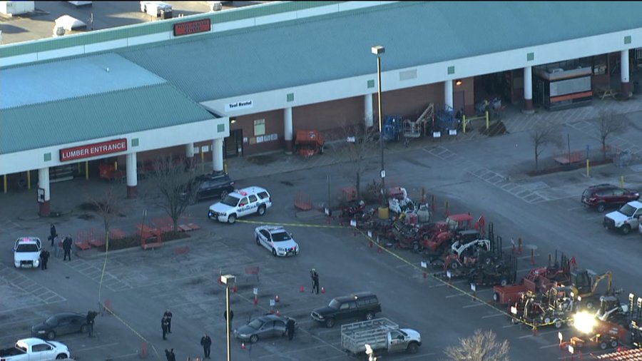 The shooting happened at a Home Depot in Thornton.