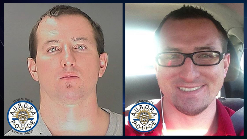 Robert Richard Beattie Smith. Same man pictured twice. Courtesy: Aurora police