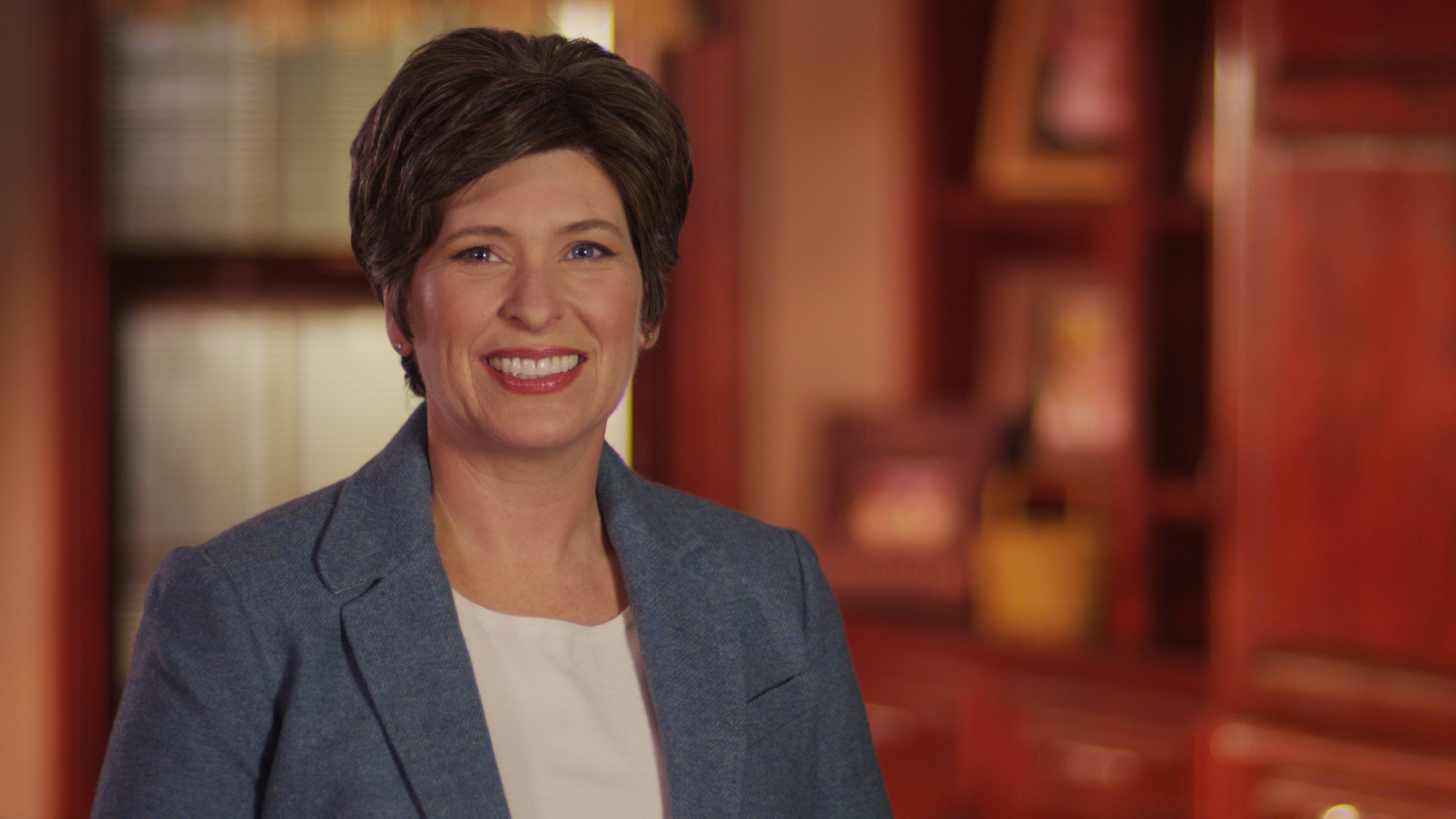 Joni Ernst, (R) Iowa, is the junior United States Senator from Iowa, elected November, 2014.