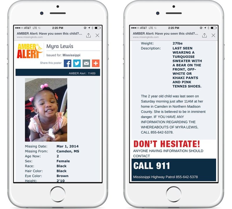 Facebook announced Tuesday, Jan. 13, 2015, that it will begin sending Amber Alerts in an effort to help find missing children. The social media site will work with the National Center for Missing and Exploted Children to issue the alerts to users within the search area.