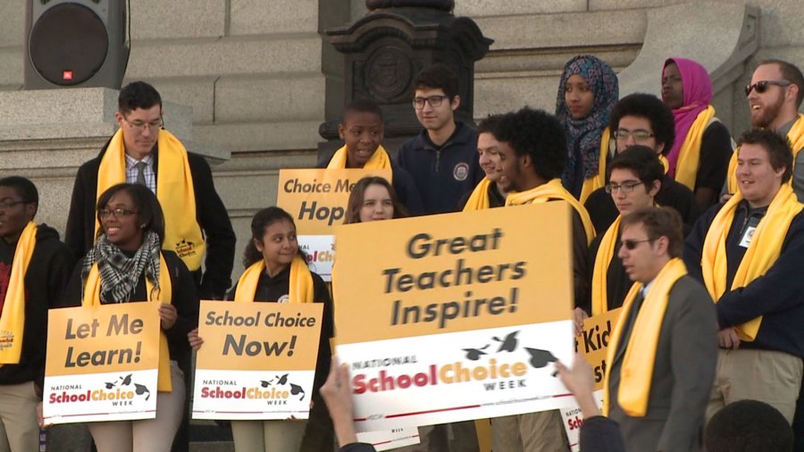 School choice event at the Capitol in Denver