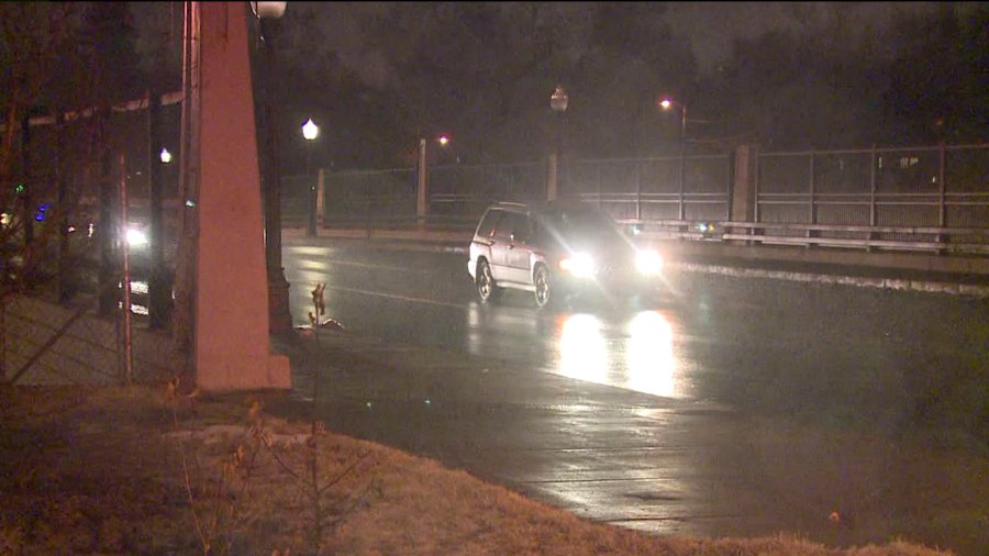 Slick roads in Denver Jan. 8, 2014