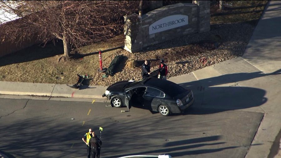 Accident at 138th and Holly in Thornton