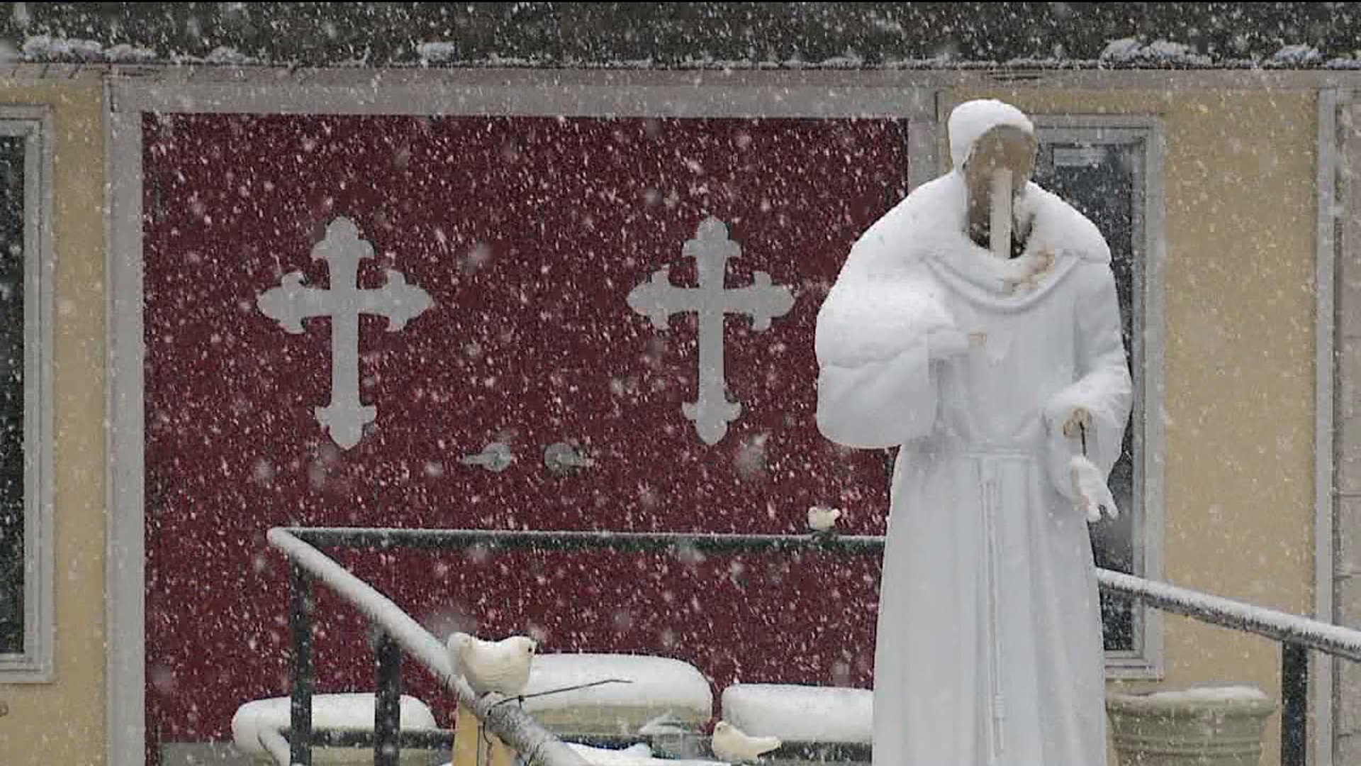 Statue vandalized at St. Francis of Assisi Church in Denver