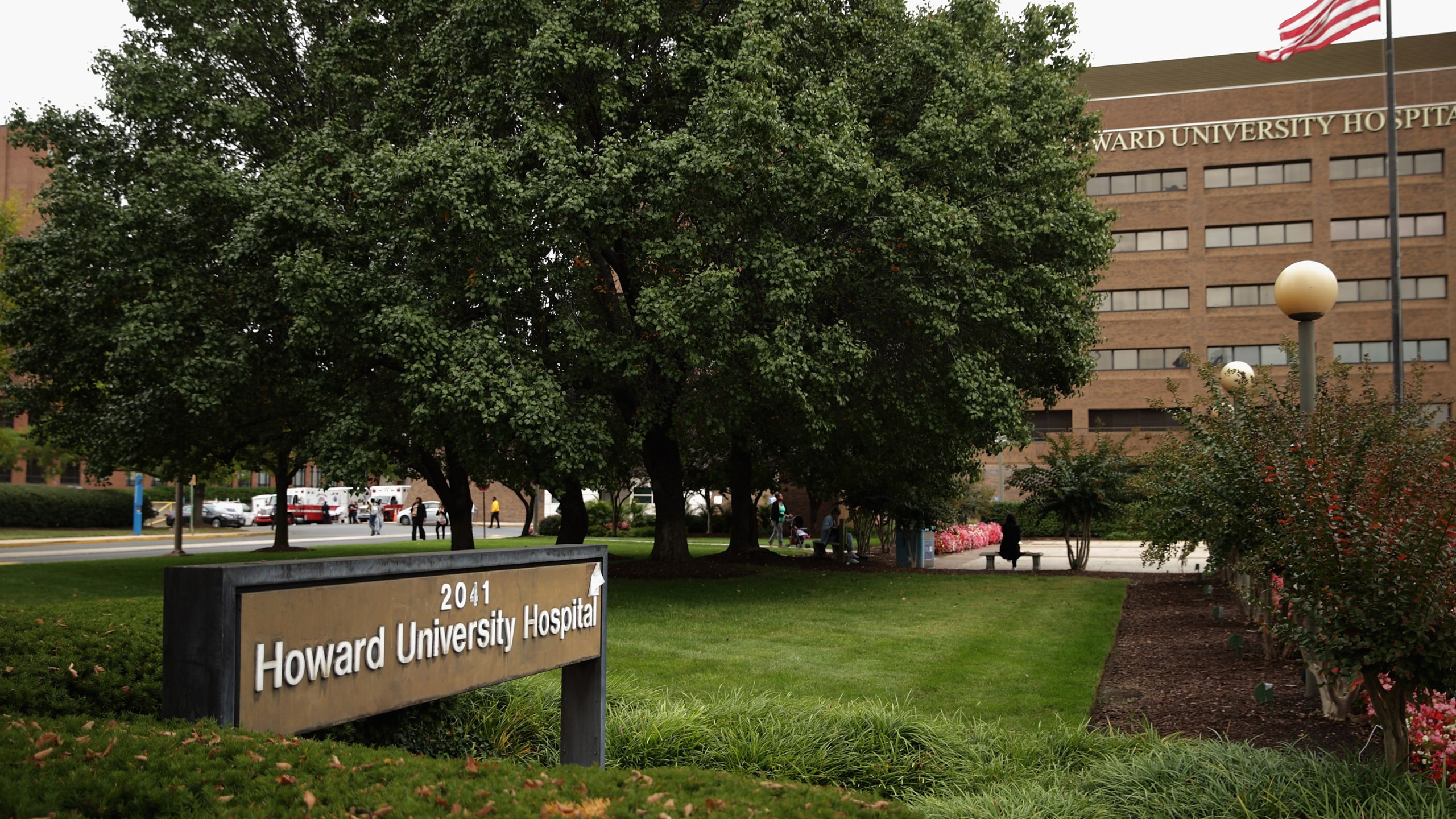 Howard University Hospital has admitted a patient with Ebola-like symptoms according to a hospital spokesperson October 3, 2014 in Washington, DC. The unnamed patient was admitted overnight and recently traveled to Nigeria, presenting symptoms upon his or her return, according to hospital spokesperson Kerry-Ann Hamilton. (Photo by Chip Somodevilla/Getty Images)