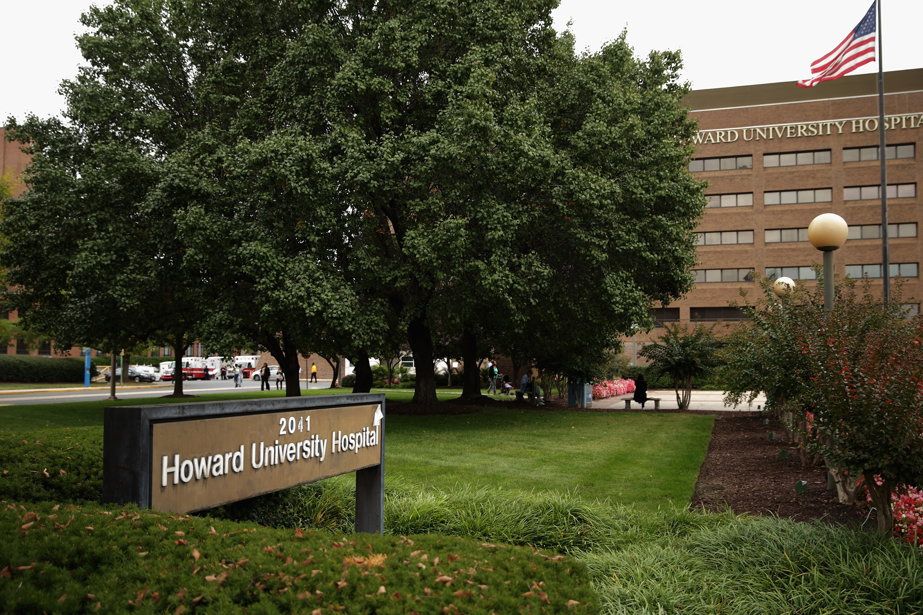 Howard University Hospital has admitted a patient with Ebola-like symptoms according to a hospital spokesperson October 3, 2014 in Washington, DC. The unnamed patient was admitted overnight and recently traveled to Nigeria, presenting symptoms upon his or her return, according to hospital spokesperson Kerry-Ann Hamilton. (Photo by Chip Somodevilla/Getty Images)