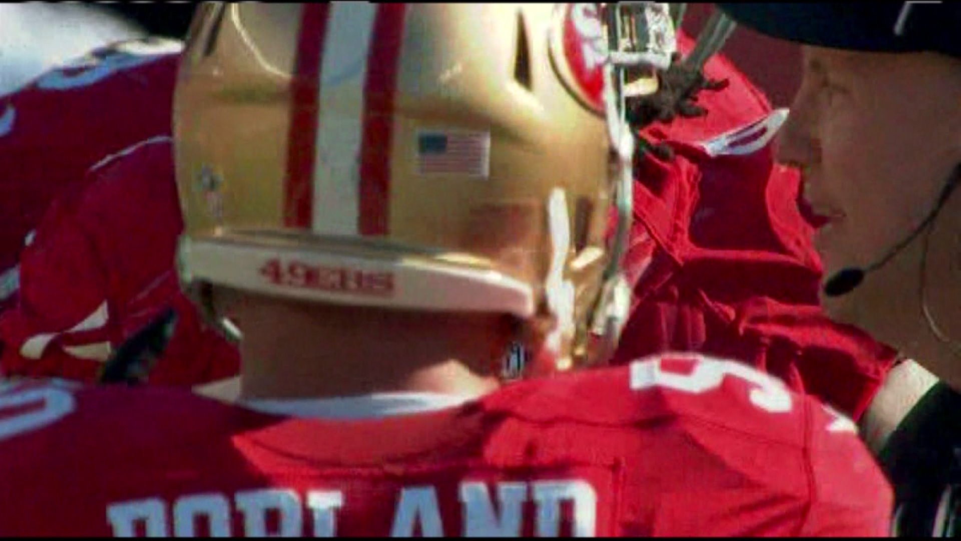 Chris Borland of the San Francisco 49ers