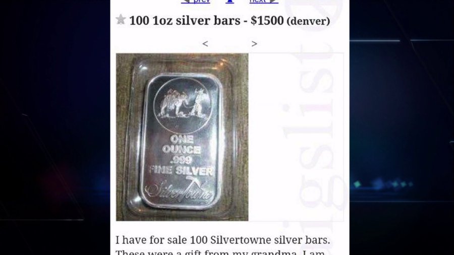 Craigslist silver bar ad