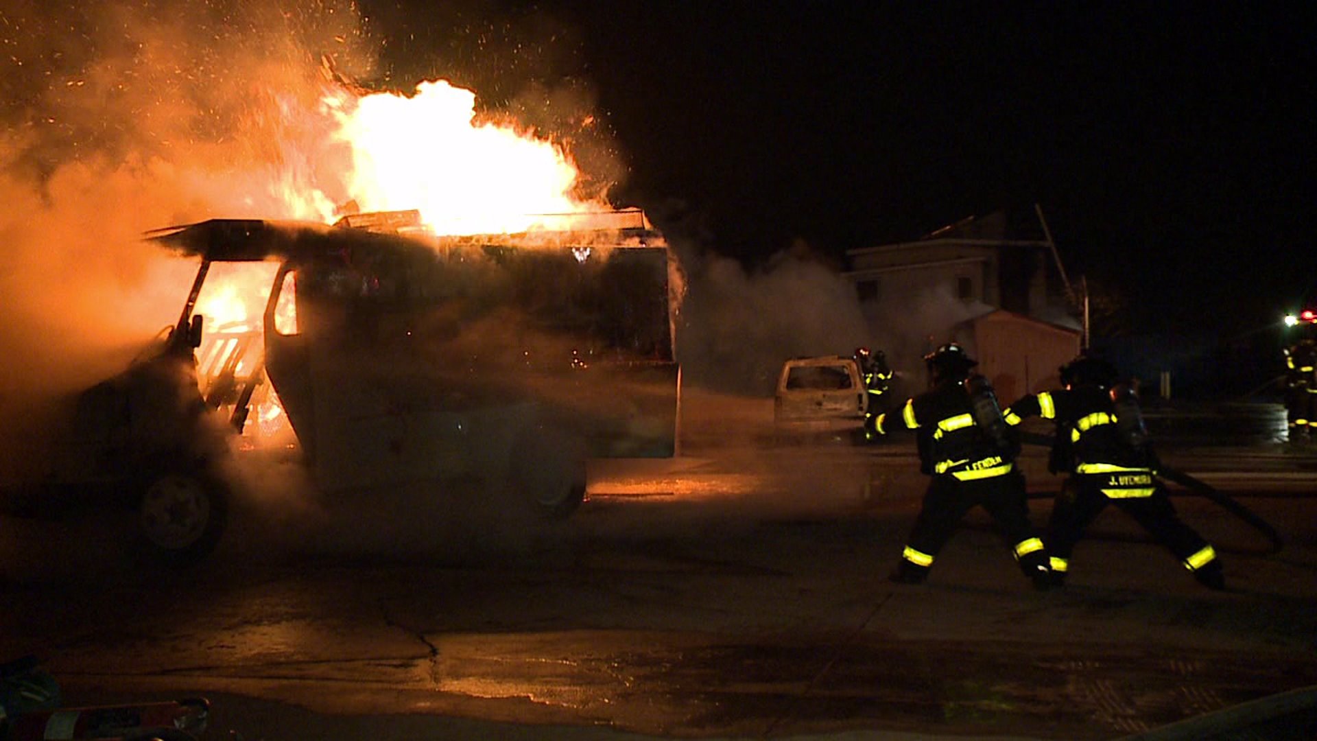 Firefighter recruits face tough test on 'Hell Night'