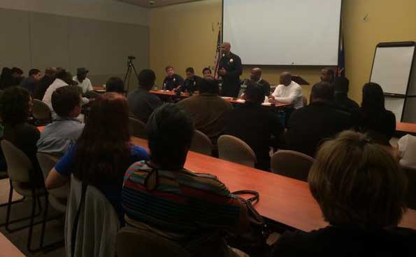 Police, community leaders hold meeting after 4 people shot and killed in Denver this weekend