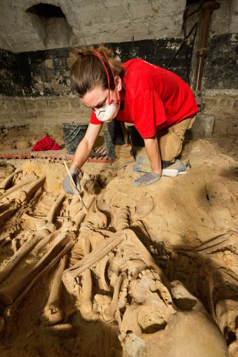 Workers digging underneath a Paris supermarket found as many as 200 skeletons. The skeletons were found as workers were doing renovations to the store in January, 2015. (Photo: CNN)