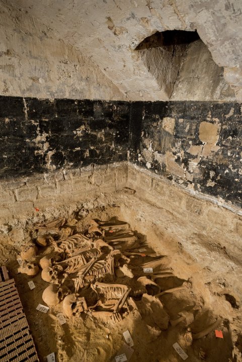 Workers digging underneath a Paris supermarket found as many as 200 skeletons. The skeletons were found as workers were doing renovations to the store in January, 2015. (Photo: CNN)