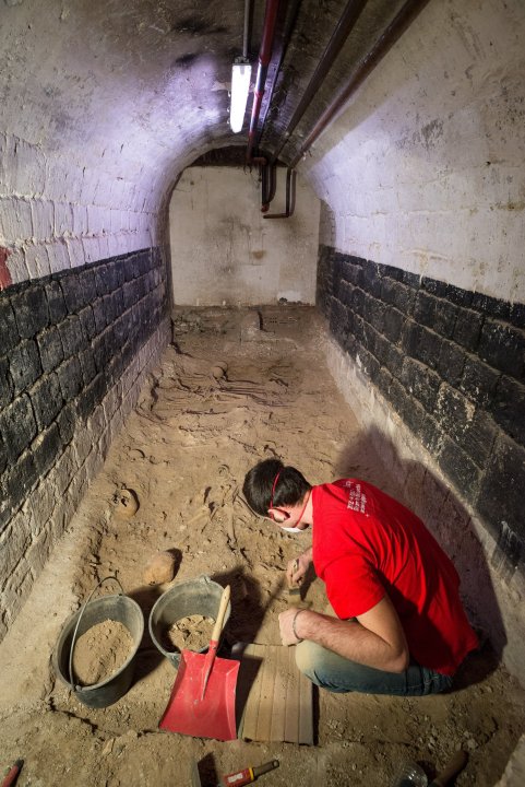 Workers digging underneath a Paris supermarket found as many as 200 skeletons. The skeletons were found as workers were doing renovations to the store in January, 2015. (Photo: CNN)