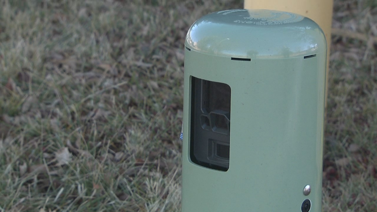 Mysterious camera at Golden Post Office