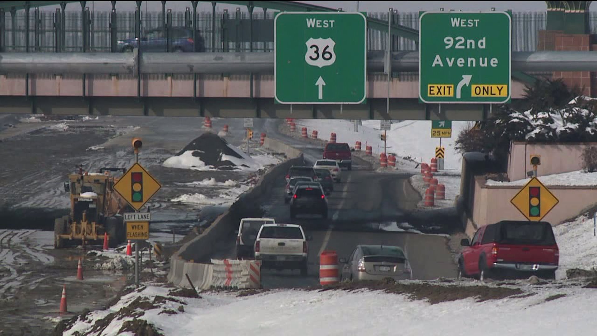 US 36 Express Lanes construction