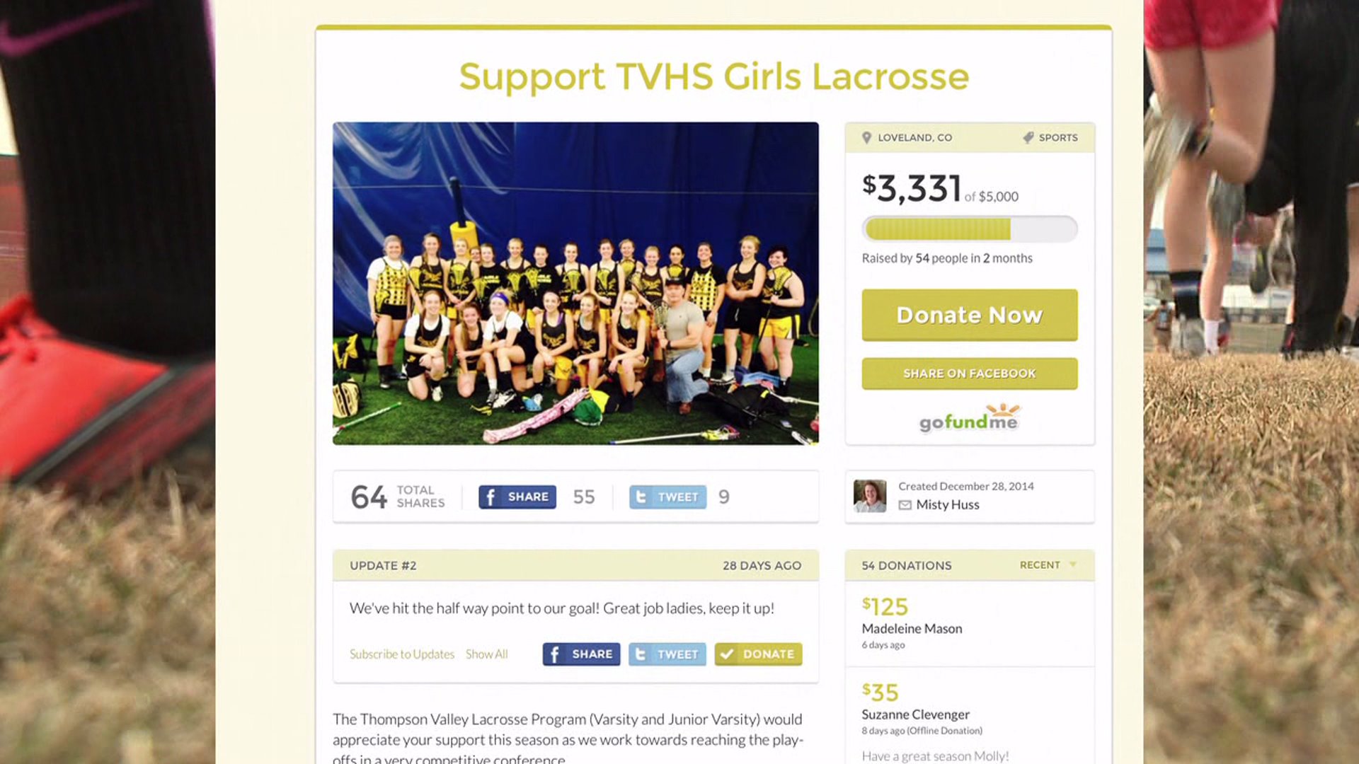 Youth sports teams find success in digital donations