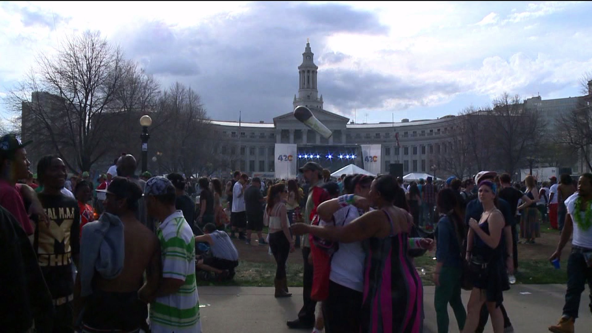 420 event at Civic Center Park in Denver