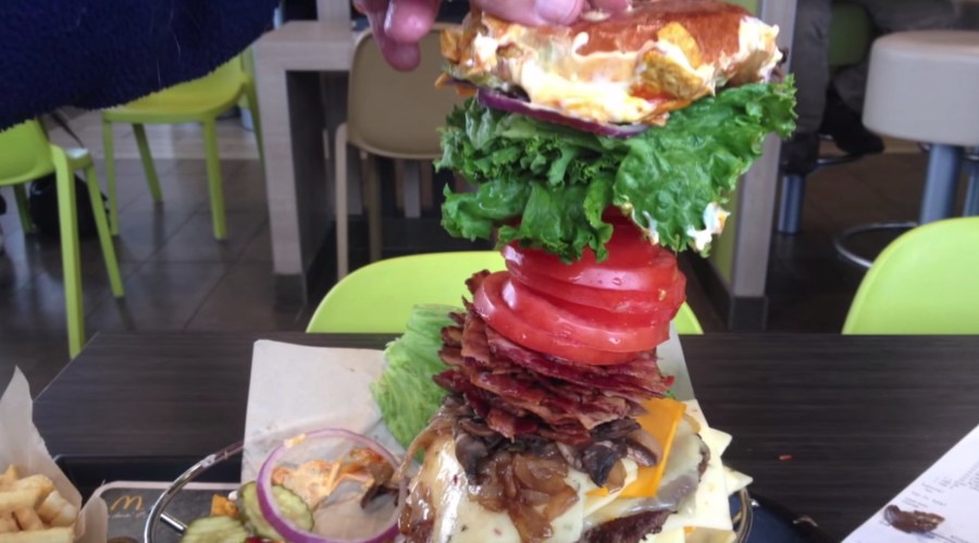 Biggest burger you can make with McDonald's new menu