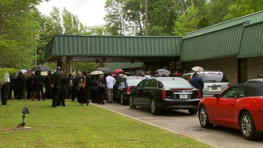 The funeral for Walter Scott, the South Carolina man who was fatally shot by a North Charleston police officer, was held in Summerville, SC on April 11, 2015.