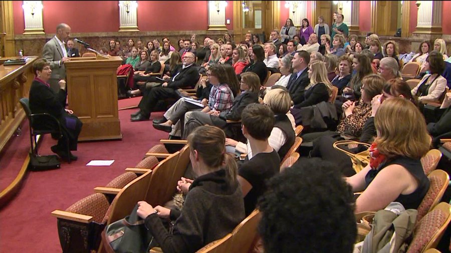 Sexual assault survivors tell stories at state Capitol