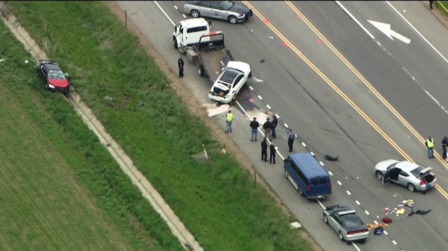 State Patrol cadet killed, 1 trooper injured in Longmont car chase and crash on May 23, 2015. (Photo: SkyFOX)