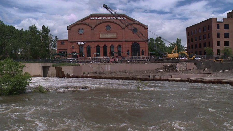 Confluence Park area in Denver