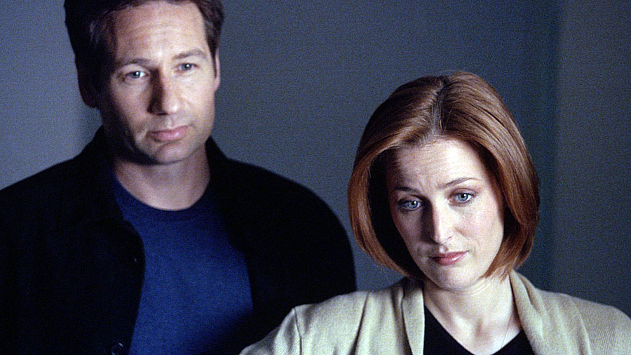 David Duchovny and Gillian Anderson of 'The X-Files'