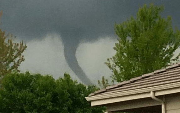 Funnel cloud near Fort Lupton. Coutesy: Jenette Keese