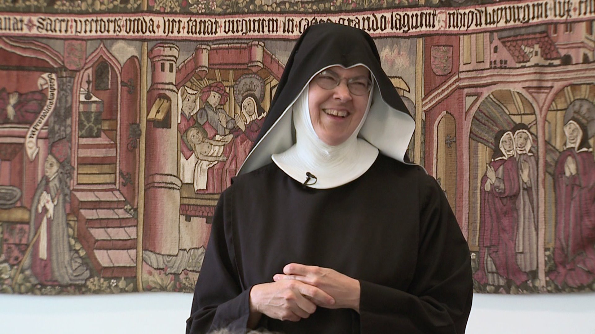 Nun at Abbey of St. Walburga