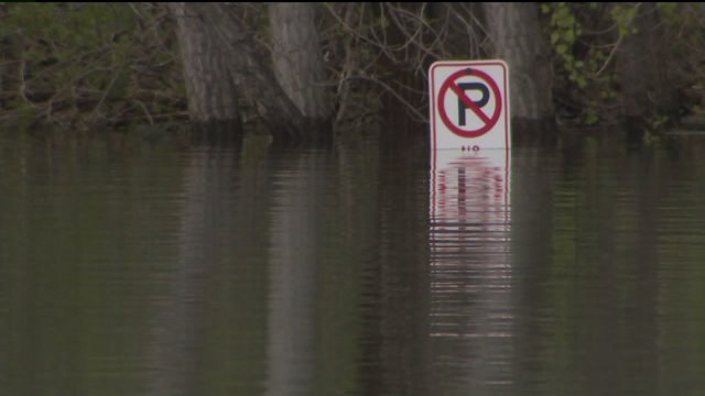 Flooding at Bear Creek Lake Park