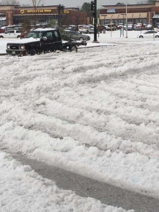 Hail in Colorado Springs. Courtesy: KRDO